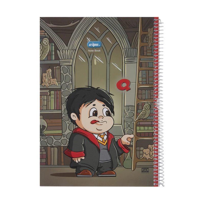 دفتر مشق 80 برگ کلیپس مدل 0117