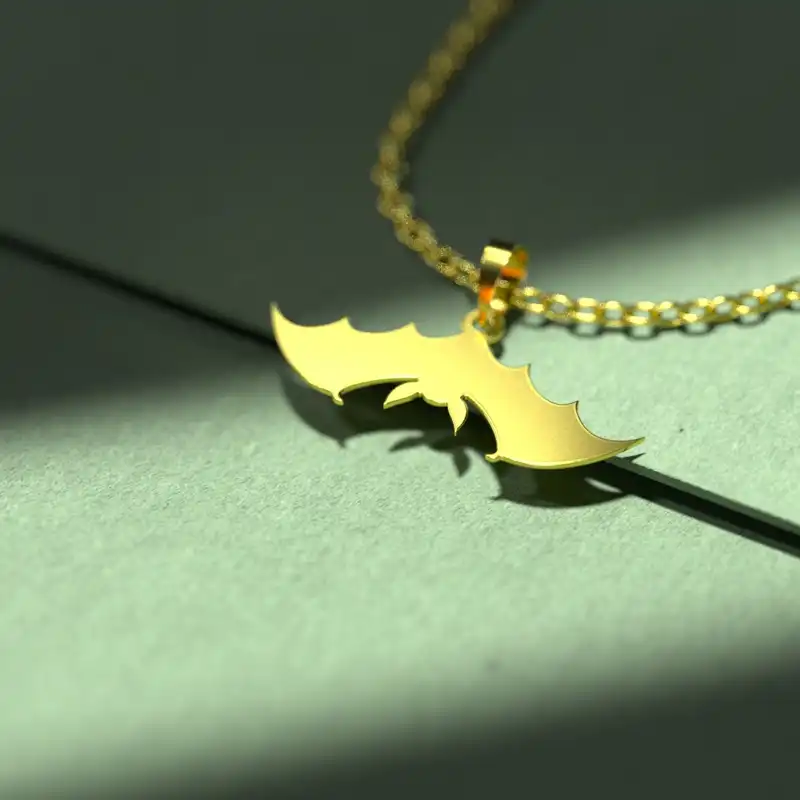 گردنبند طلا 18 عیار زنانه مدوپد مدل هالووین کد G3-1-1222