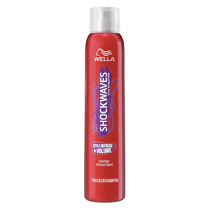 اسپری شامپو خشک ولا مدل SHOCKWAVES STYLE & VOLUME حجم 180 میلی لیتر