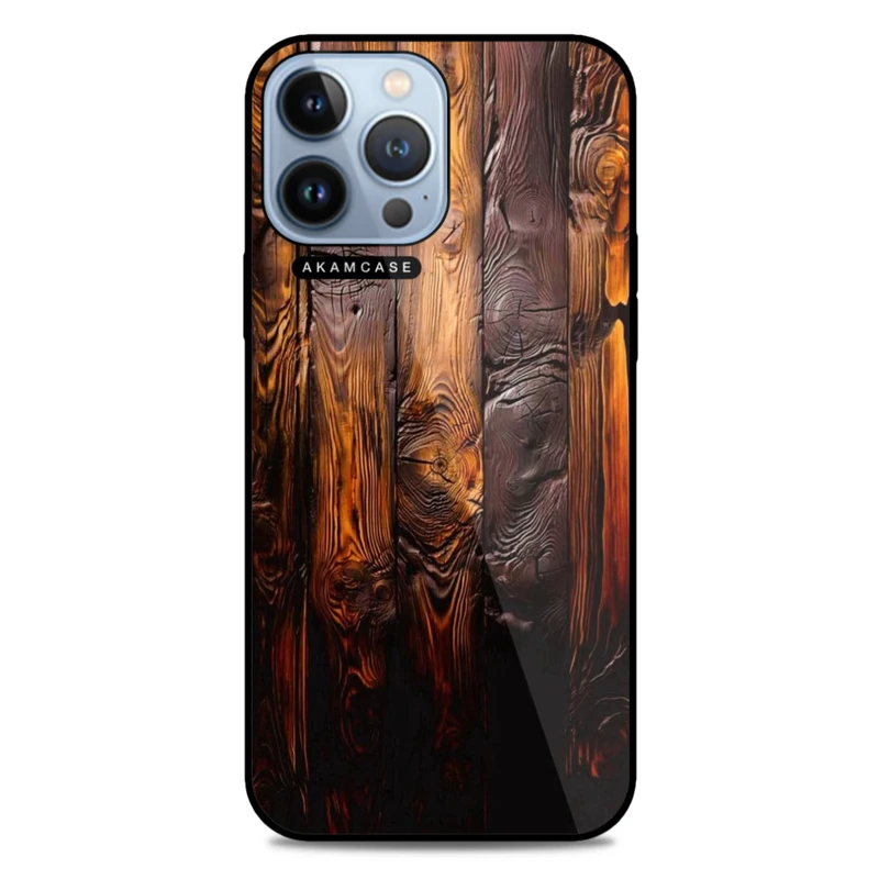 کاور آکام مدل AMC-WA13PROMAX-WOOD-14 مناسب برای گوشی موبایل اپل iPhone 13 Pro Max