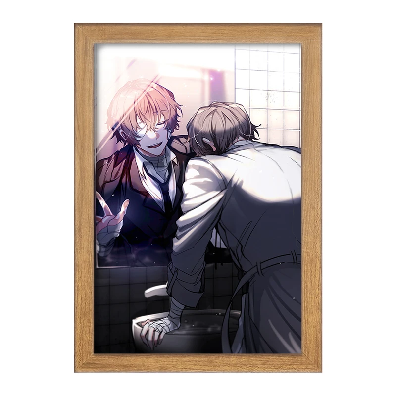 تابلو خندالو مدل دازای اوسامو انیمه سگ های ولگرد بانگو  کد 11796