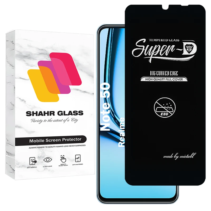 محافظ صفحه نمایش شهر گلس مدل SUPERDNSH مناسب برای گوشی موبایل ریلمی Realme Note 50 