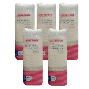 پنبه هیدروفیل بوژان مدل Cotton وزن 50 گرم مجموعه 5 عددی