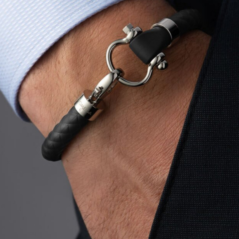 دستبند مردانه امگا مدل B34STA0509704