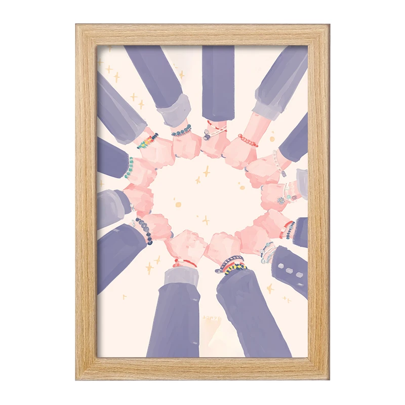 تابلو خندالو مدل گروه سونتین Seventeen  کد 21661