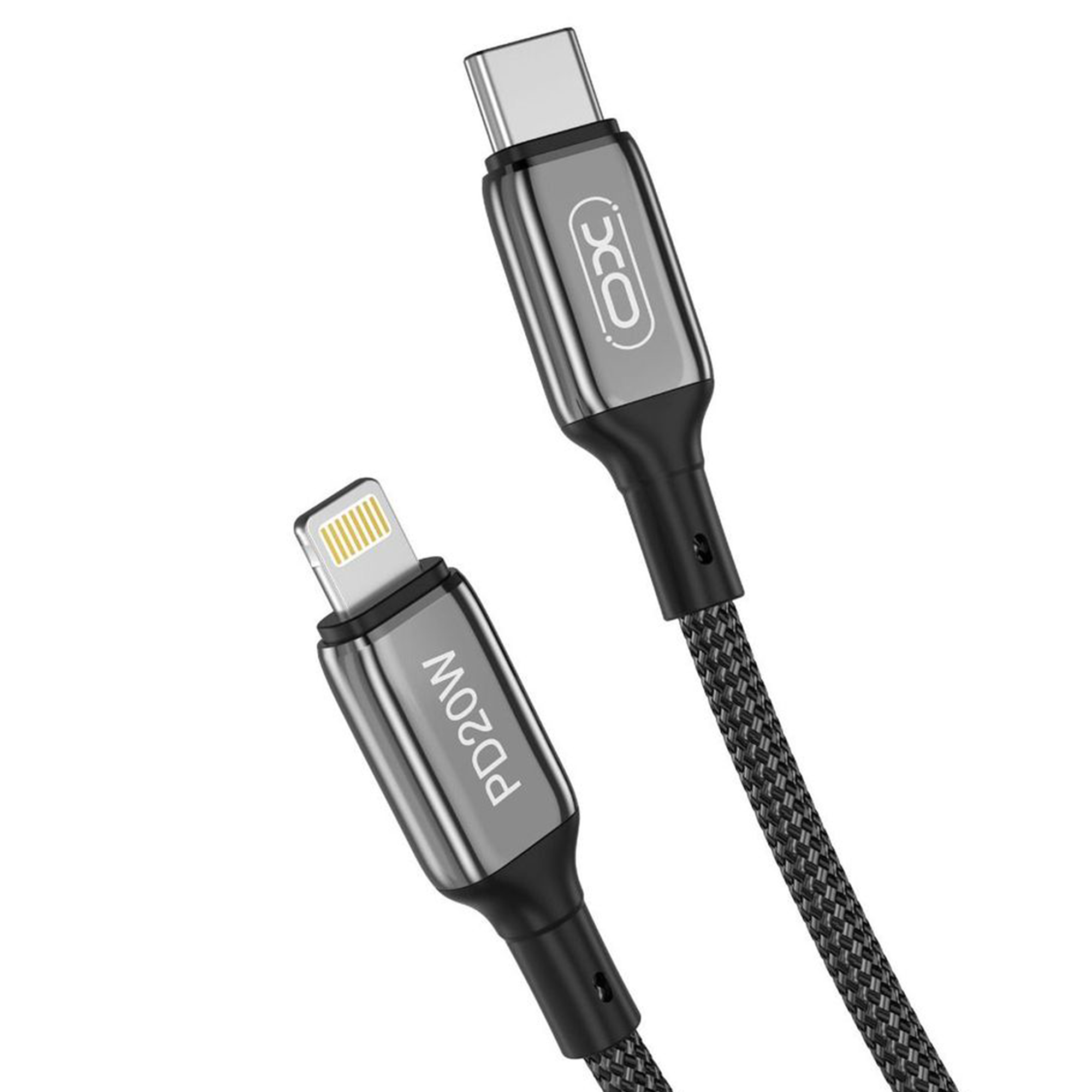 کابل تبدیل USB-C به لایتنینگ ایکس او مدل Q-180A طول 1 متر