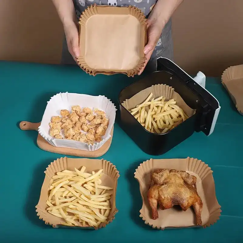 کاغذ روغنی سرخ کن مدل ایر فرایر بسته 50 عددی