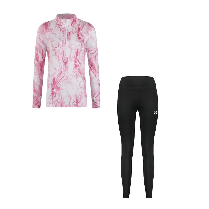 ست تی شرت و لگینگ ورزشی زنانه مدل 276-4104