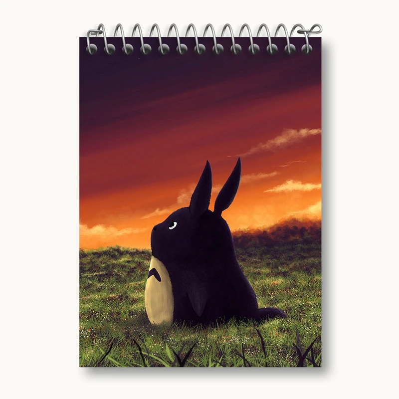 دفتر یادداشت 50 برگ خندالو مدل انیمه توتورو Totoro کد 12816