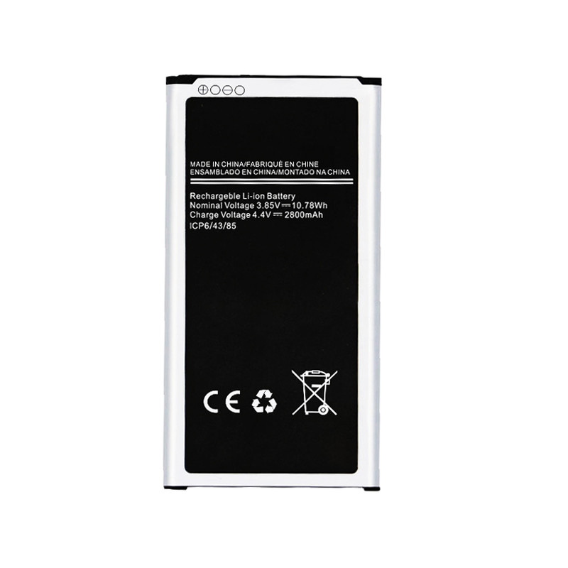 تصویر باتری موبایل مدل S5 ظرفیت 2800 میلی آمپر ساعت مناسب برای گوشی موبایل سامسونگ galaxy S5