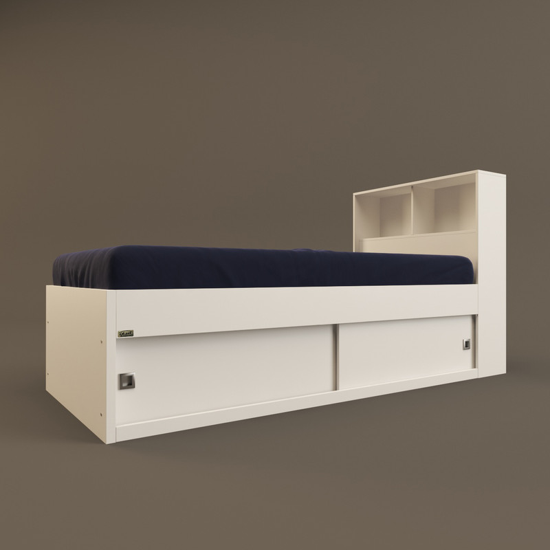تخت خواب یک نفره اعیان مدل FH297 سایز 90x200 سانتی متر