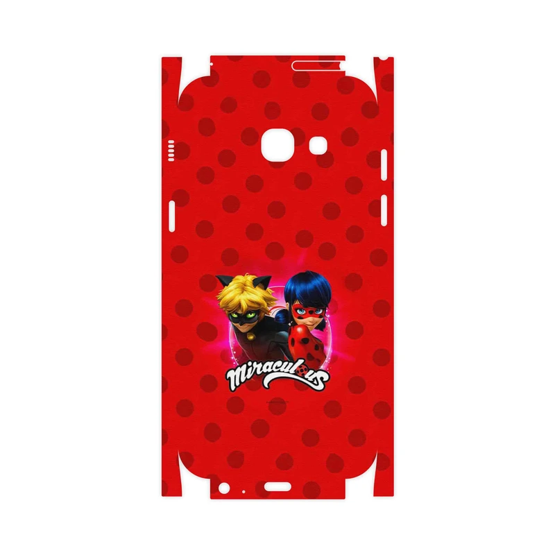 برچسب پوششی ماهوت مدل Ladybug and Cat Noir-FullSkin مناسب برای گوشی موبایل سامسونگ Galaxy A3 2017