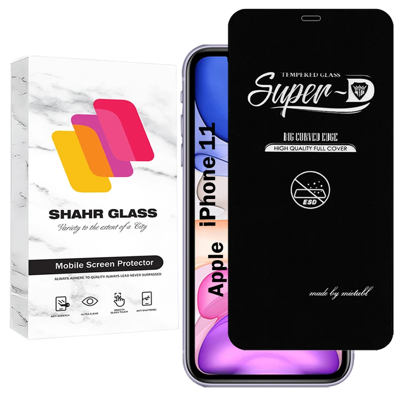 محافظ صفحه نمایش شهر گلس مدل SUPERDNSH مناسب برای گوشی موبایل اپل iPhone 11