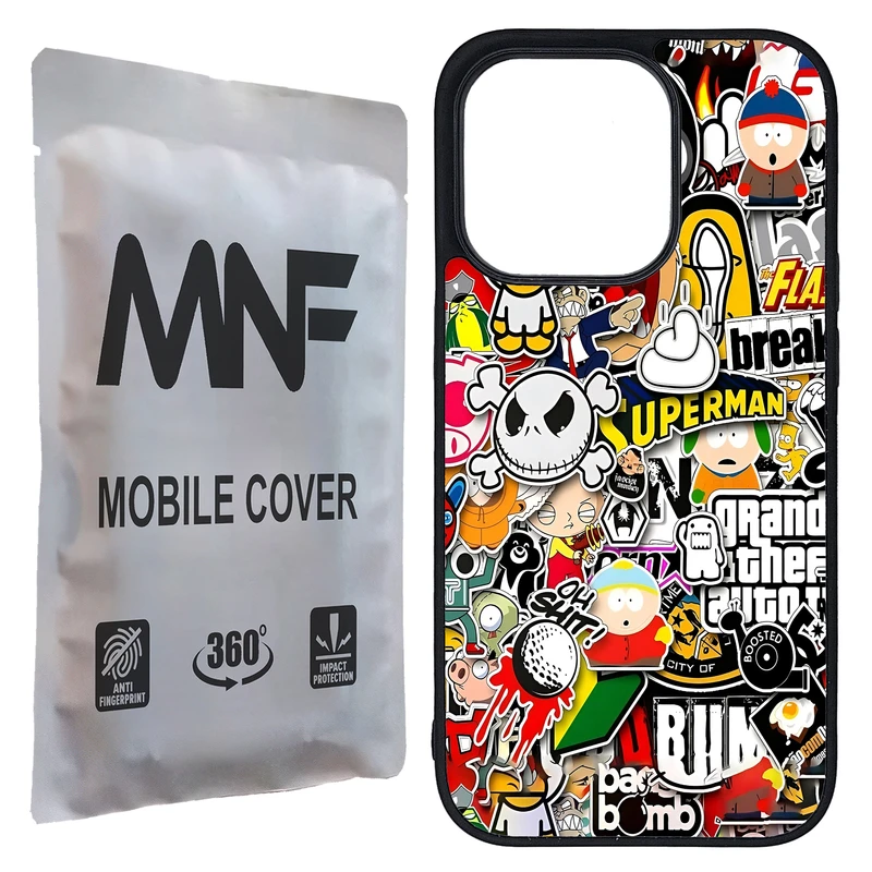 کاور ام ان اف طرح Dope Graffity Art کد P-067 مناسب برای گوشی موبایل اپل iPhone 14 Pro