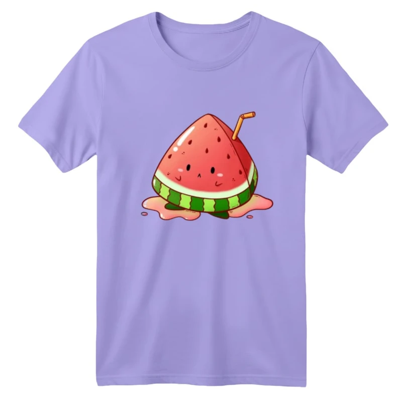 تی شرت آستین کوتاه بچگانه مدل هندوانه یلدایی کد 52