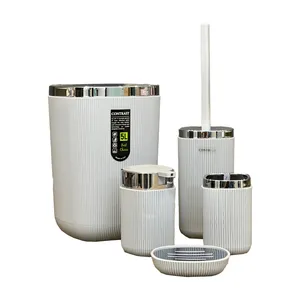 ست سرویس بهداشتی 5 تکه کنتراست مدل روما