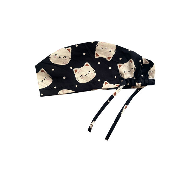 کلاه جراحی طرح پیشی ها کد 0010