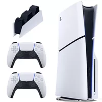 کنسول بازی سونی مدل PlayStation 5 Slim ظرفیت یک ترابایت ریجن 2016A اروپا به همراه دسته اضافی و پایه شارژر