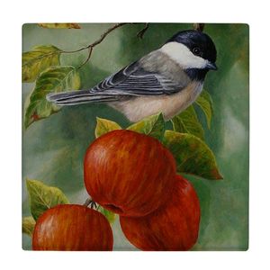 نقد و بررسی کاشی طرح پرنده و شاخه سیب کد wk3178 توسط خریداران