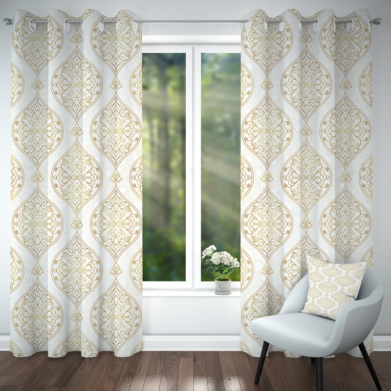 پرده مدل هازان کد 4177 سایز 140x280 سانتی متر