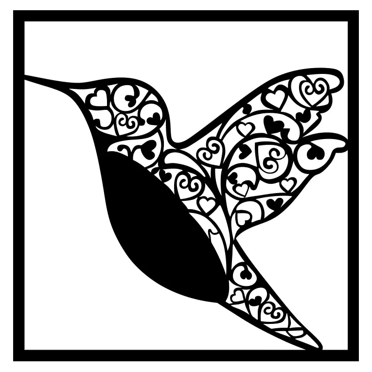 شابلون مدل پرنده کد SP420-2