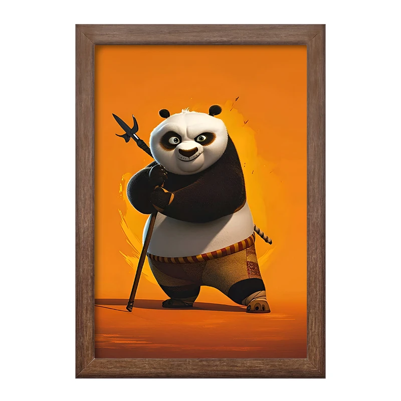 تابلو خندالو طرح پاندا کونگ فو کار کد F7070