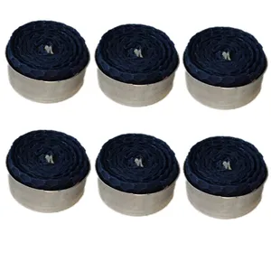 شمع بیزوکس مدل موم عسلی کد 01 مجموعه شش عددی