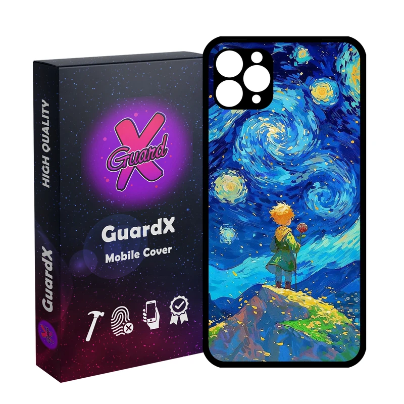 کاور گارد ایکس طرح شازده کوچولو مدل Glass10774 مناسب برای گوشی موبایل اپل iPhone 11 Pro Max