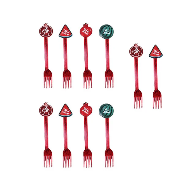 چنگال یکبار مصرف مدل 1244 مجموعه 10 عددی