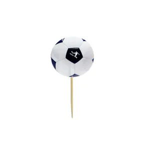 خلال تزیینی مدل توپ فوتبال کد footballToothpick1 بسته 10 عددی