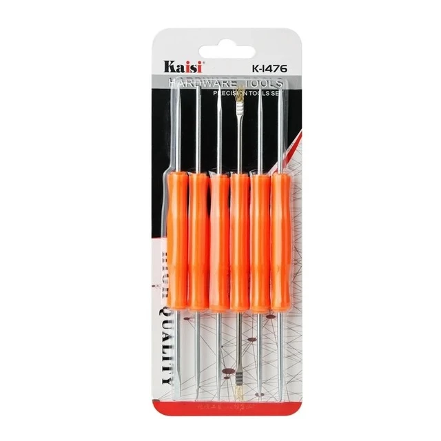 ابزار لحیم کاری کایزی مدل K-1476 مجموعه 6 عددی
