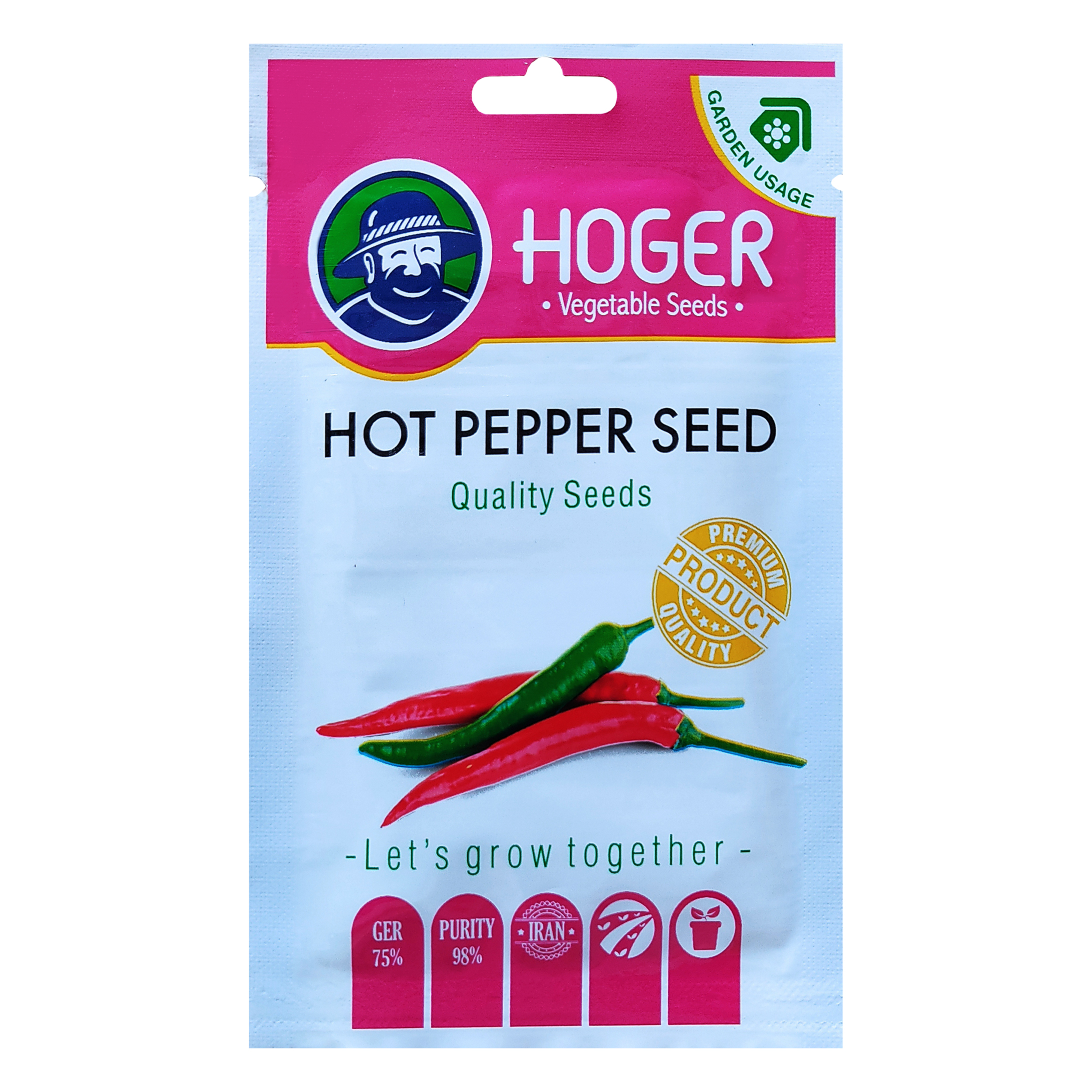 بذر فلفل تند هوگر مدل H23