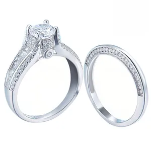 حلقه و پشت حلقه نقره زنانه کد YR0350