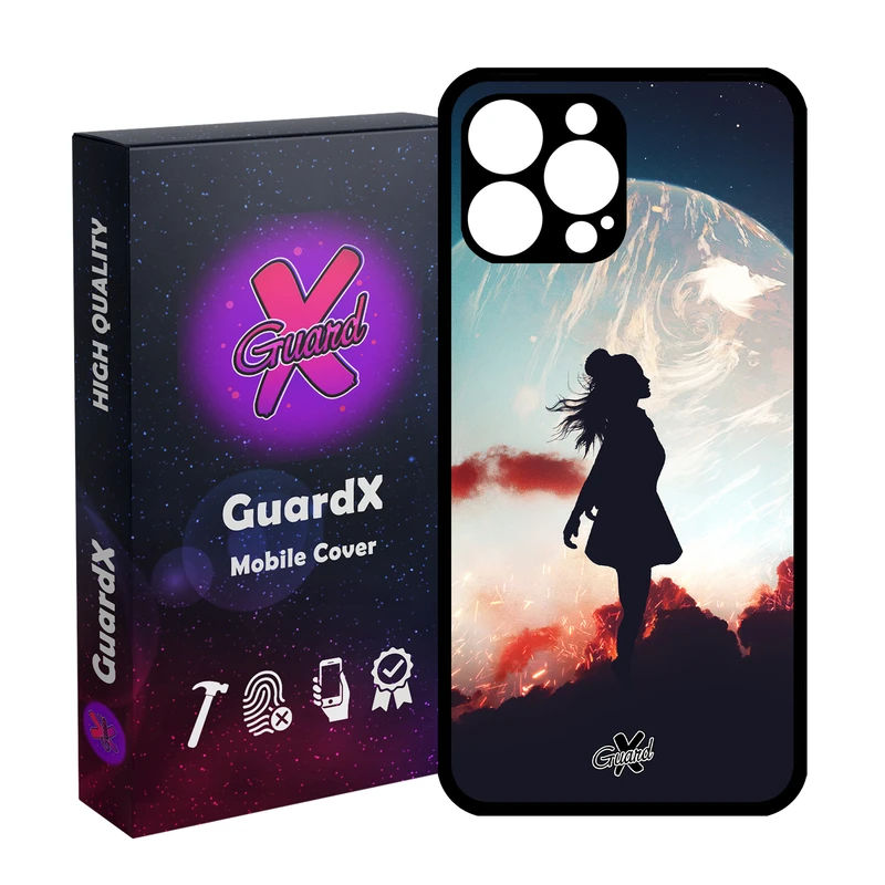 کاور گارد ایکس طرح دختر مدل Glass10195 مناسب برای گوشی موبایل اپل iPhone 14 Pro Max