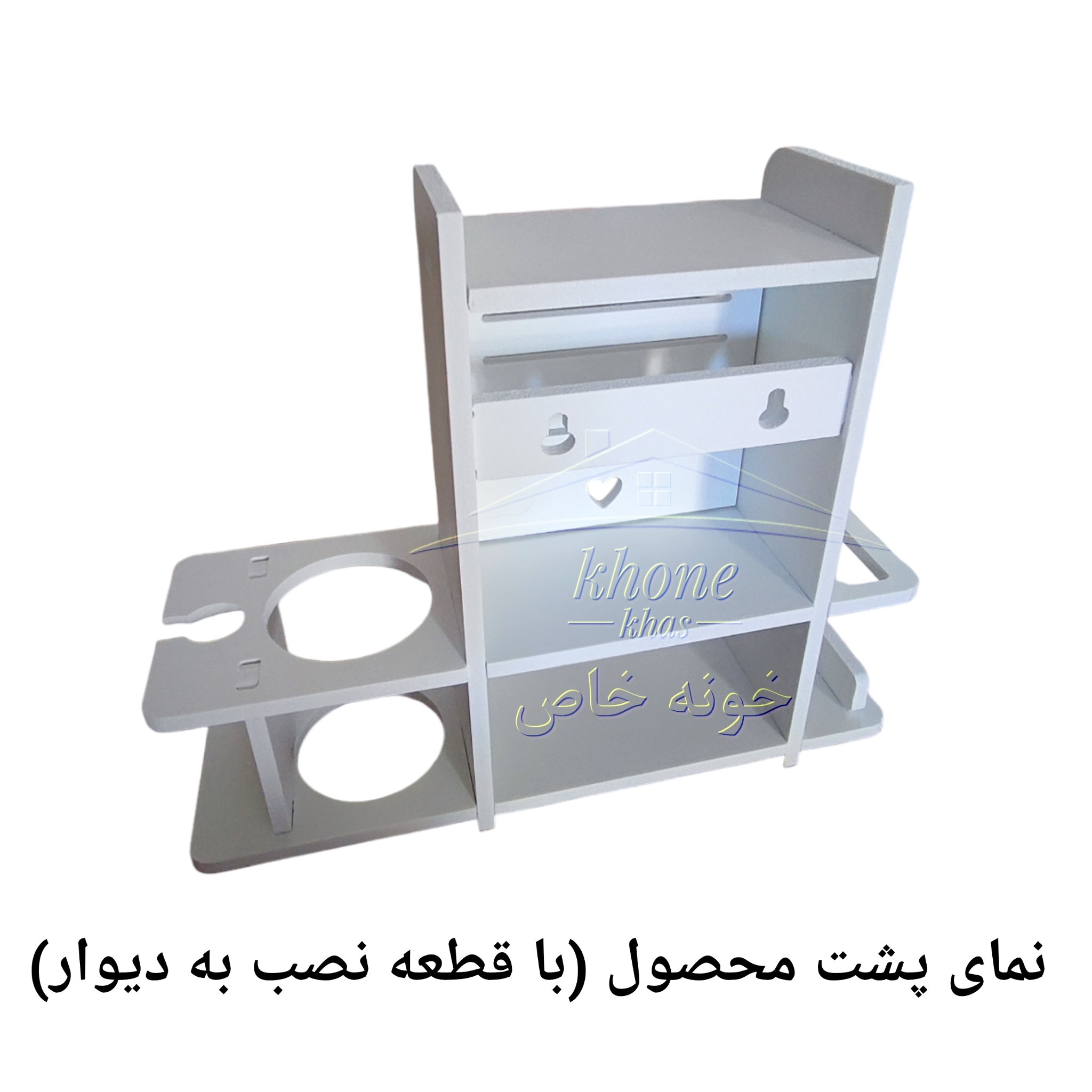 شلف دیواری خونه خاص مدل جاسشوار طرح باکس دار