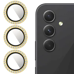 محافظ لنز دوربین والکری مدل Diamond Ring مناسب برای گوشی موبایل سامسونگ Galaxy A54
