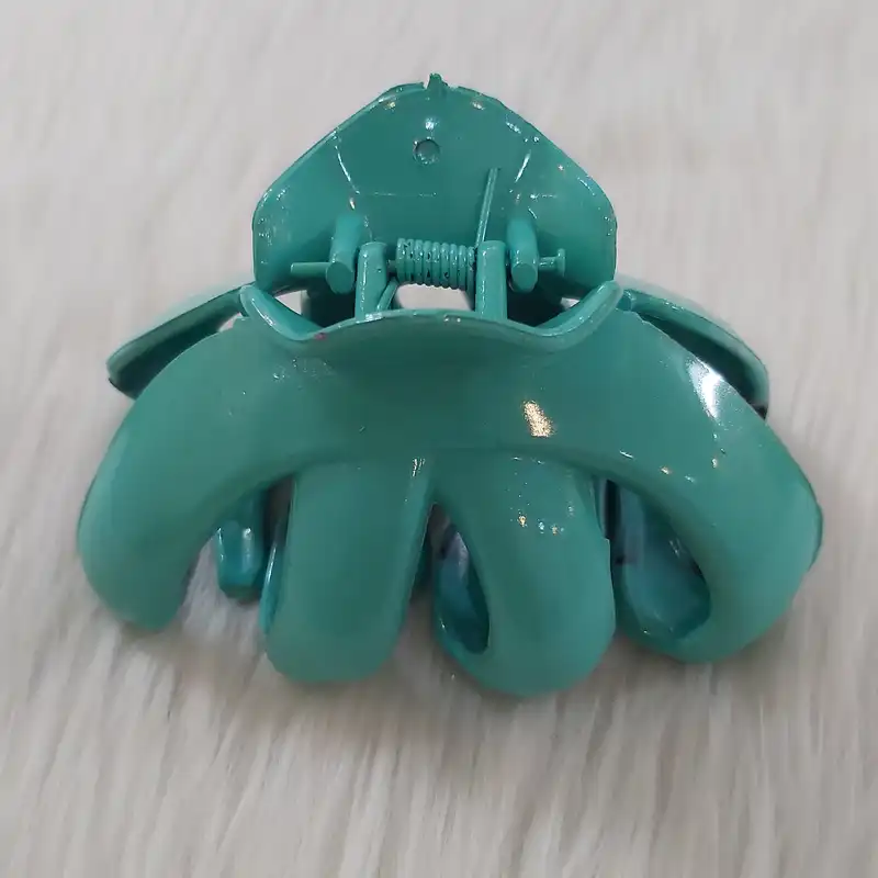 کلیپس مو زنانه مدل گوجه ای خرچنگی کد clp414