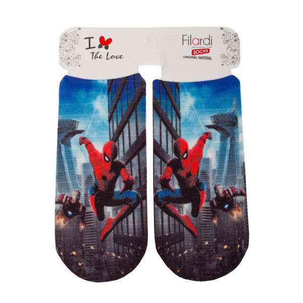 جوراب پسرانه فیلاردی طرح Spiderman کد 03