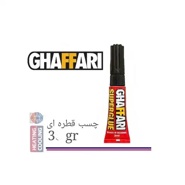 چسب قطره ای غفاری مدل نیو حجم 3 میلی لیتر