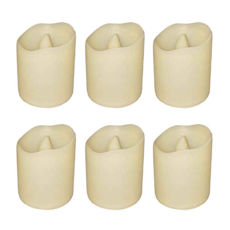 شمع ال ای دی مدل Classic مجموعه 6 عددی شمع ال ای دی مدل Classic مجموعه 6 عددی