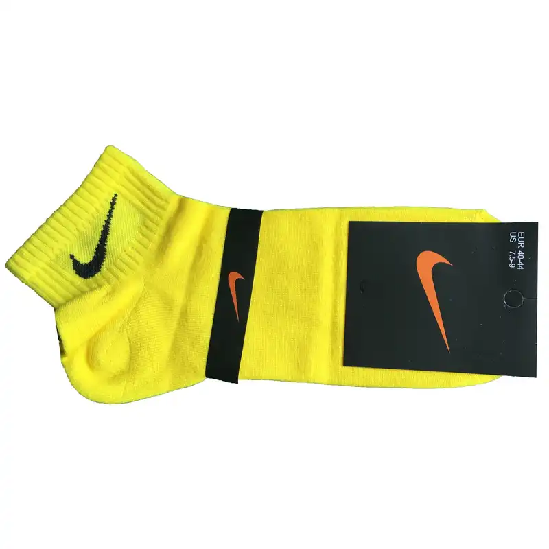 جوراب ورزشی ساق کوتاه مردانه مدل NK-YE0987 رنگ زرد