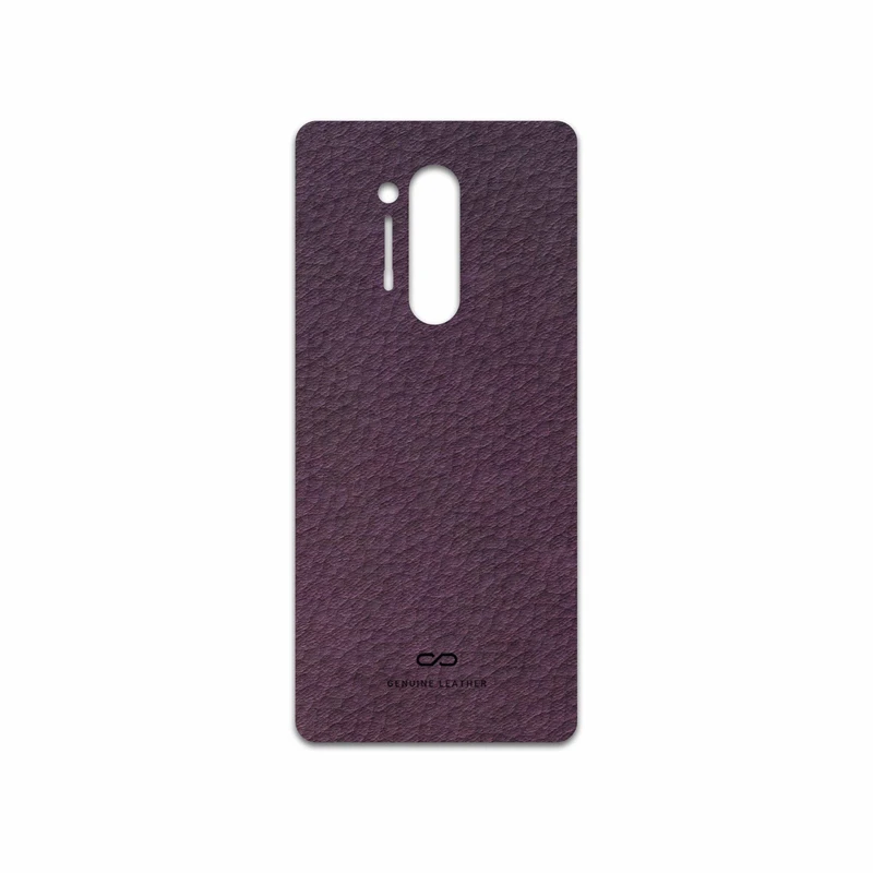 برچسب پوششی ماهوت مدل Purple-Leather مناسب برای گوشی موبایل وان پلاس 8 Pro