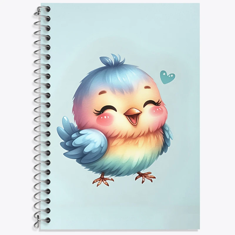 دفتر لغت 50 برگ خندالو طرح جوجه کیوت کد N3311