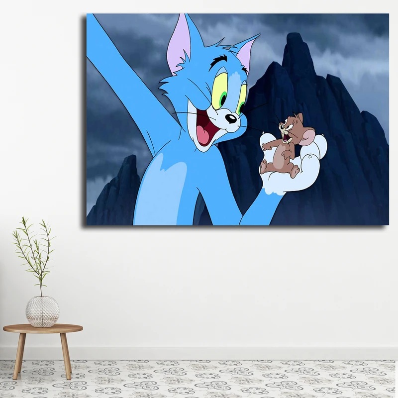  تابلو کودک و نوزاد مدل تام و جری کد 23