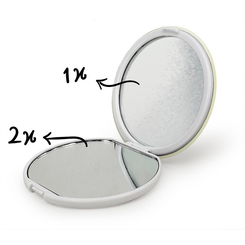 آینه جیبی خندالو طرح دلنوشته مدل تاشو کد 28041