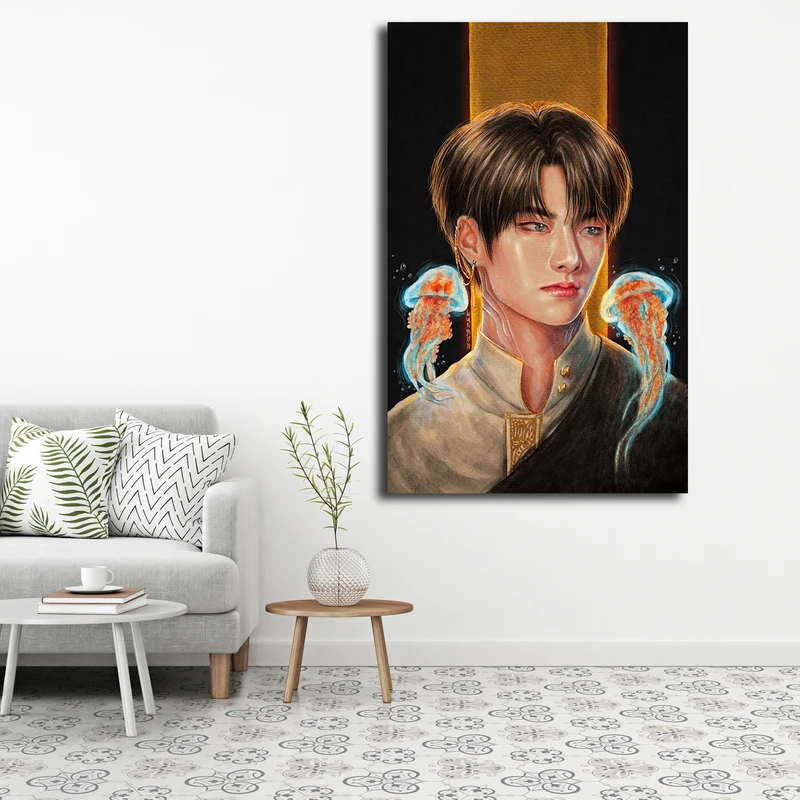 تابلو شاسی مدل stray kids fanart کد 56