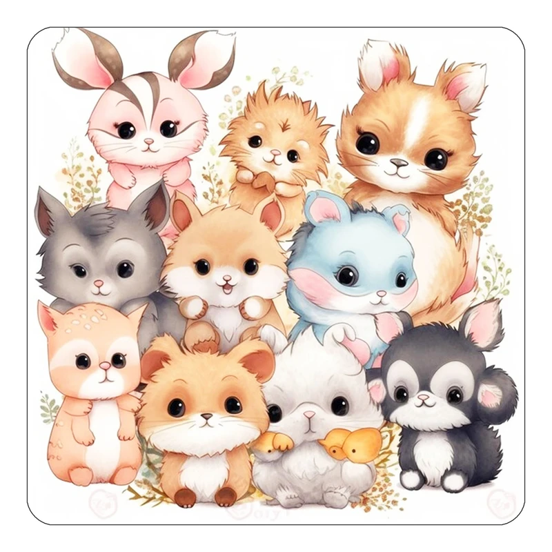 مگنت کاکتی طرح حیوانات کارتونی مدل mp28605