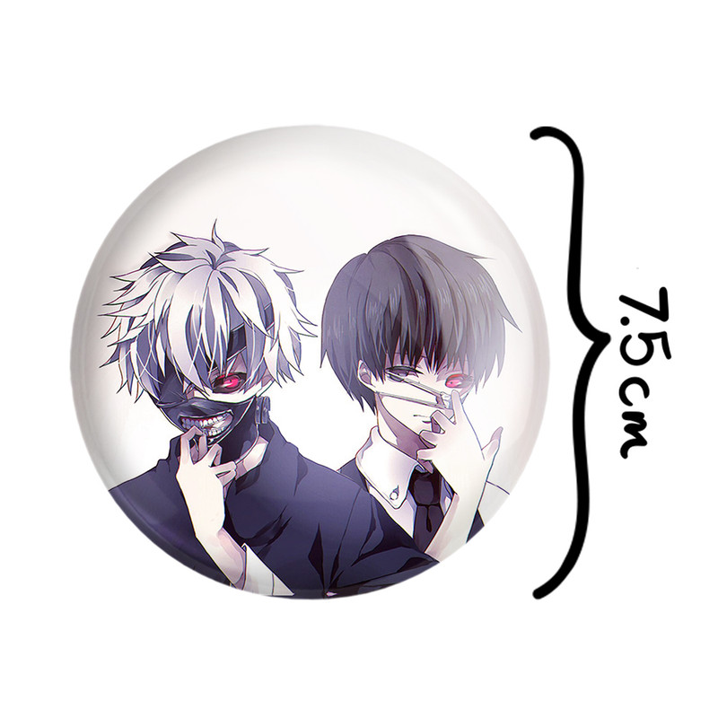 آینه جیبی خندالو طرح کانکی کن انیمه توکیو غول Tokyo Ghoul مدل تاشو کد 11904