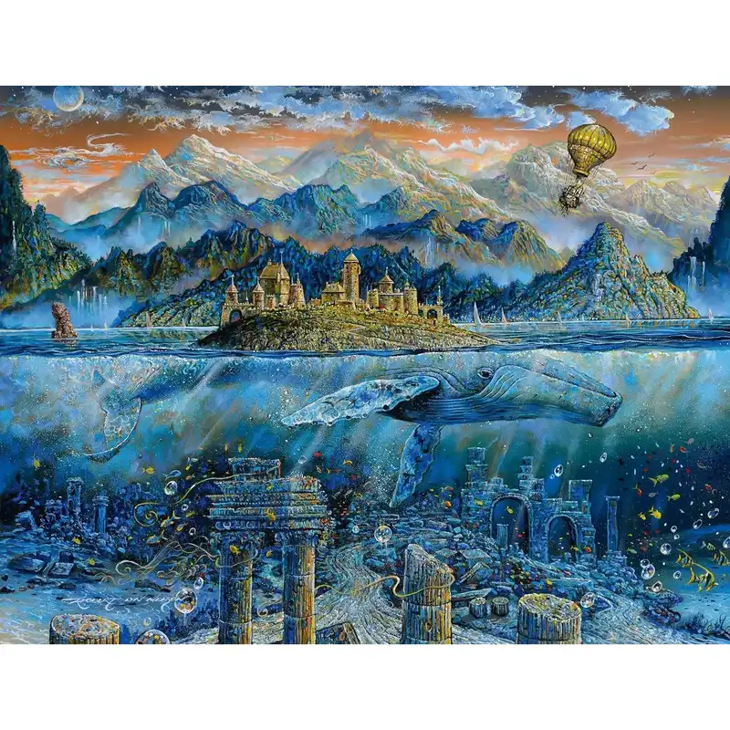 پازل 2000 تکه راونزبرگر مدل Wisdom Whale کد 16464