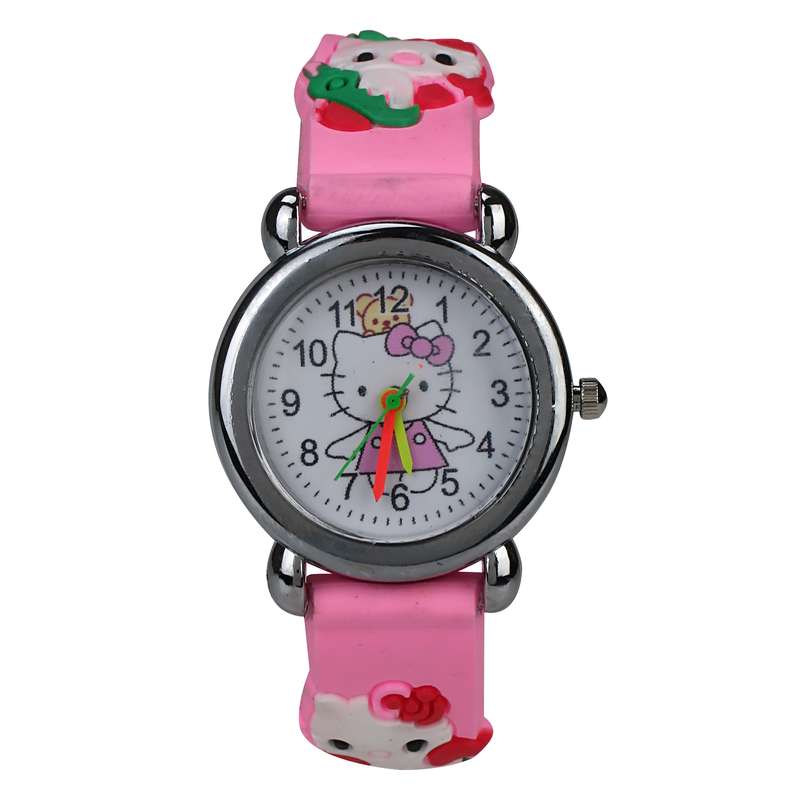 ساعت مچی عقربه ای دخترانه مدل i10 ساعت مچی عقربه ای دخترانه مدل i10